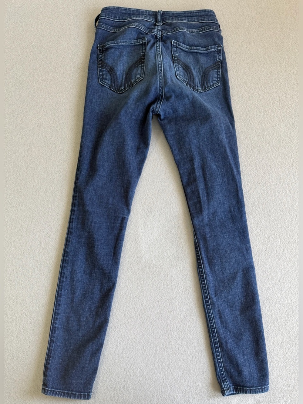 Hollister Jean Legging High Rise w24/27 Women's Blue Stretch Denim - Picture 7 of 11